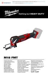 Milwaukee M18 FMT-0X Oorspronkelijke Gebruiksaanwijzing