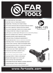 Far Tools SDBL-125 Instructies