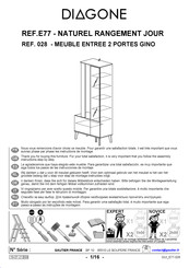 Gautier Diagone E77 Montage-Instructies