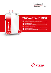 TTM NoXygen C650 Installatie-, Bedienings- En Onderhoudsinstructies