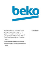 Beko CN228220 Handleiding