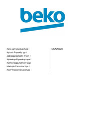 Beko CSA29023 Handleiding