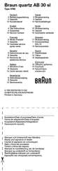 Braun quartz AB 30 sl Gebruiksaanwijzing