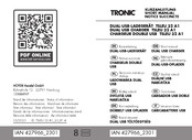 Tronic 427966 2301 Beknopte Gebruiksaanwijzing