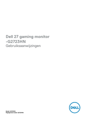 Dell G2723HN Gebruiksaanwijzingen