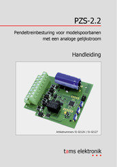 tams elektronik PZS-2.2 Handleiding