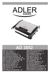 Adler europe AD 3052 Handleiding