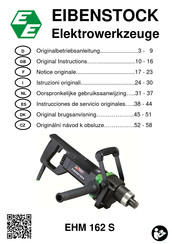 EIBENSTOCK EHM 162 S Oorspronkelijke Gebruiksaanwijzing