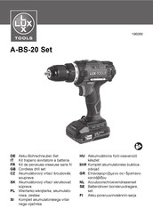 Lux Tools A-BS-20 Set Vertaling Van De Oorspronkelijke Gebruiksaanwijzing