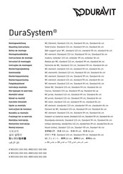 DURAVIT DuraSystem WD1008 000 000 Montagehandleiding