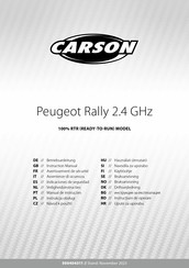 Carson Peugeot Rally 2.4 GHz Bedienings- En Veiligheidsinstructies