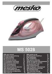 Mesko MS 5028 Handleiding