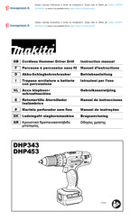 Makita DHP453SYE Gebruiksaanwijzing