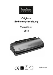 CASO DESIGN VC10 silber Handleiding