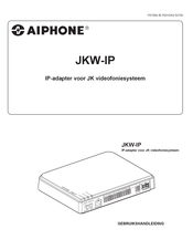 Aiphone JKW-IP Gebruikershandleiding