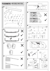 Dometic PERFECTWALL PW1500 Montagehandleiding