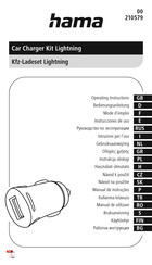 Hama Lightning 00210579 Gebruiksaanwijzing