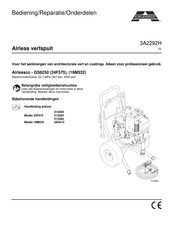 AIRLESSCO GS6250 Bediening, Onderdelen, Reparatie