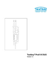 Testboy Profi III DUO Bedieningshandleiding