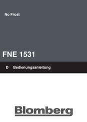 Blomberg FNE 1531 Handleiding