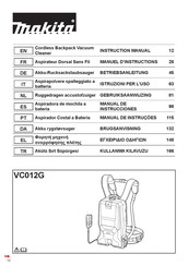 Makita VC012G Gebruiksaanwijzing