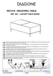 Gautier Diagone E16-064 Montage-Instructies