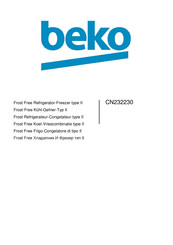 Beko CN232230 Handleiding