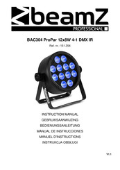 Beamz professional 151.354 Gebruiksaanwijzing