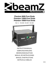 Beamz professional Phantom 9000 Pure Diode Gebruiksaanwijzing