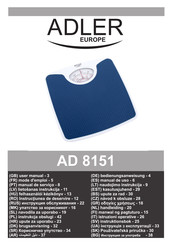 Adler europe AD 8151 Handleiding