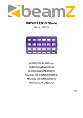 Beamz BUV463 LED UV Strobe Gebruiksaanwijzing