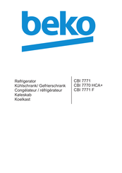 Beko CBI 7771 F Handleiding