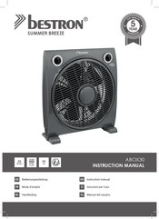 Bestron SUMMER BREEZE ABOX30 Handleiding