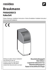 resideo Braukmann KaltecSoft PW50BS Installatie-Instructie