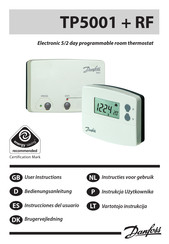 Danfoss TP5001 + RF Instructies Voor Gebruik