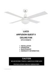 LUCCI Airfusion QUEST II Installatiehandleiding