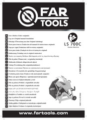 Far Tools LS 700C Vertaling Van De Originele Handleiding