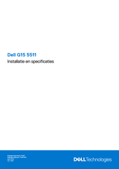 Dell G15 5511 Installatiehandleiding