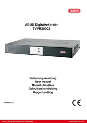 Abus TVVR30003 Gebruikershandleiding