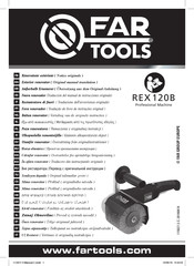 Far Tools REX 120B Vertaling Van De Originele Handleiding