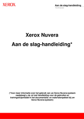 Xerox Nuvera Snel Aan De Slag