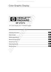 HP A7217A Gebruiksaanwijzing