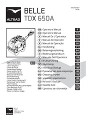 Altrad Belle TDX 650A Handleiding