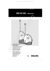 Philips SBC SC 366 Gebruiksaanwijzing