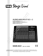 IMG STAGELINE MMX-822 Gebruiksaanwijzing