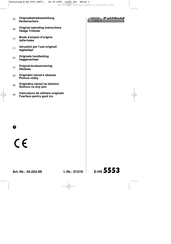 Pattfield Ergo Tools 34.034.99 Originele Handleiding