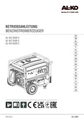 AL-KO 2500-C Vertaling Van De Originele Gebruikershandleiding