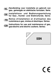 Ardo 55N Series Handleiding Voor Installatie En Gebruik