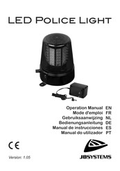 JB Systems LED Police Light Gebruiksaanwijzing