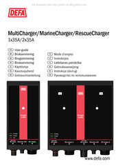 DEFA MarineCharger Gebruiksaanwijzing